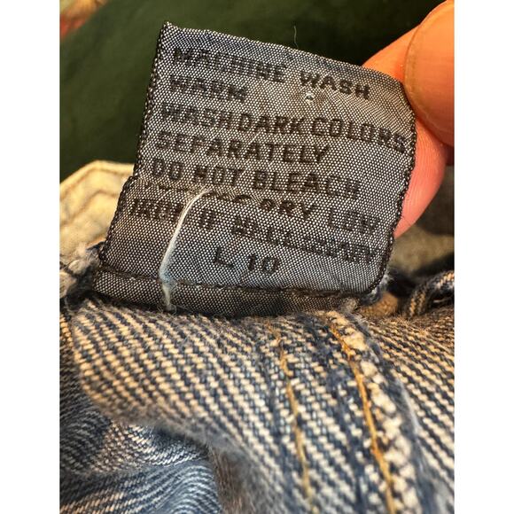 VINTAGE LIZWEAR by LIZ CLAIBORNE Denim Skirt in Size 8 Petite - Picture 6 of 7